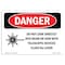 Signmission OSHA Danger, Do Not Look Directly Into Class IIIb Laser, 18in X 12in Aluminum, OS-DS-A-1218-L-1408 OS-DS-A-1218-L-1408 - alternate 1
